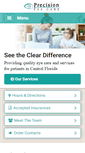 Mobile Screenshot of precisioneyeflorida.com